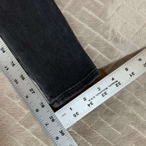 Madewell Womens 1 Denim Jeans Faded Black Uni Fit Skinny Mid Rise Stretch New - Picture 8 of 11